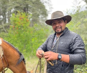 Our team for horseback rides in southern Chile: Armin